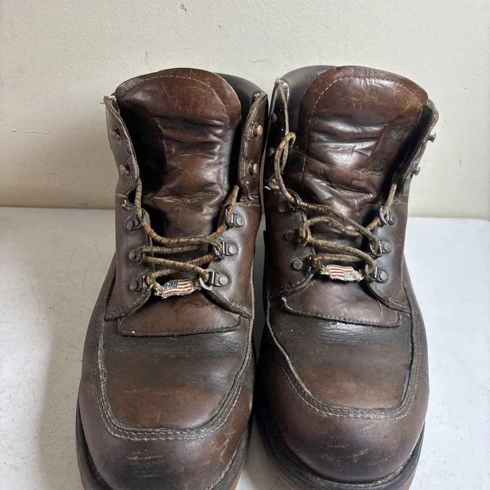 Red Wing 2156 Men's 11 Chukka Ankle Work Distressed Brown Leather Boots Shoes‎